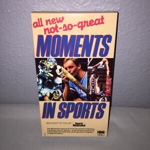 Vhs Used Sports Illustrated Not-So-Great Moments In Sports Tape Hbo Tim McCarver
